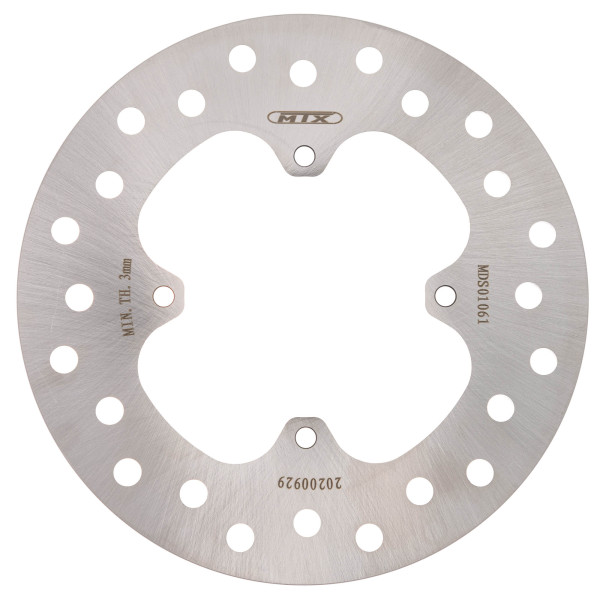 MTX Mtx performance brake disc rear solid round honda md6316 #01061